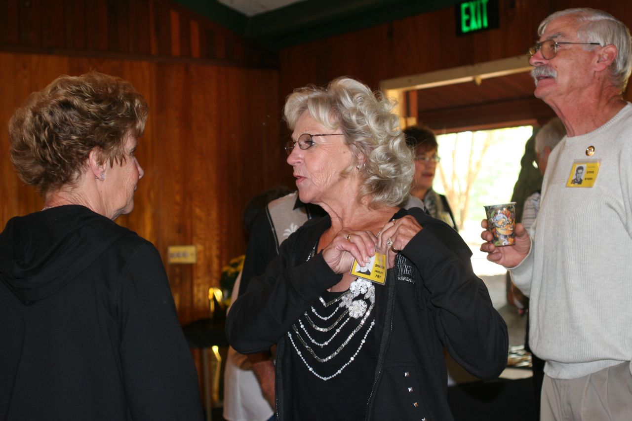 Bonnie (Wall) Holtzclaw, Sharon (Worley) Fry, & Steve Byers