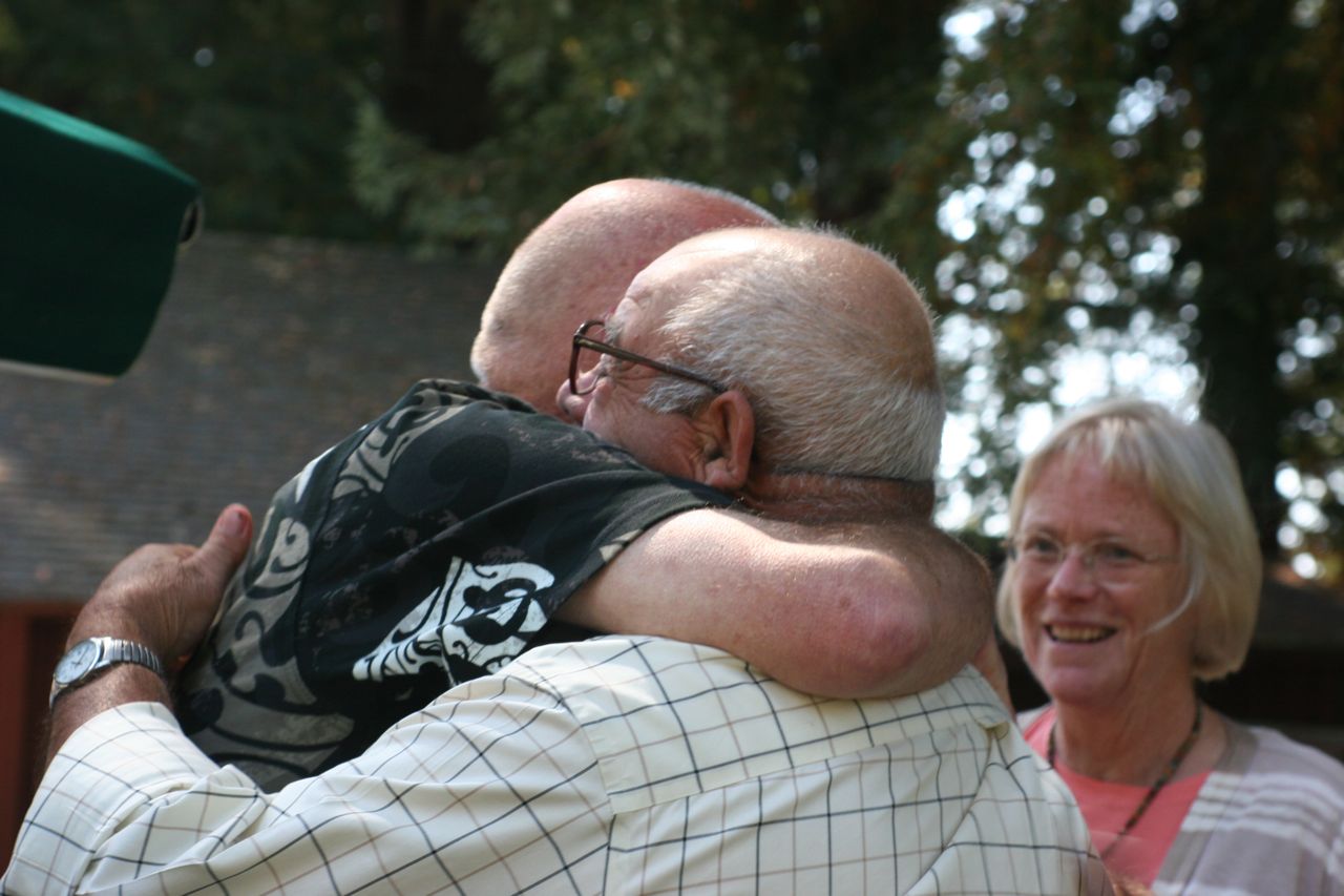 Hugging