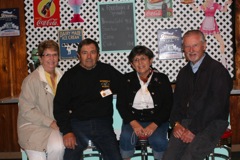 Jean (Wilt) Pini, Dan Pini, Priscilla (Baclig) Hedgpeth, Gary Lohr