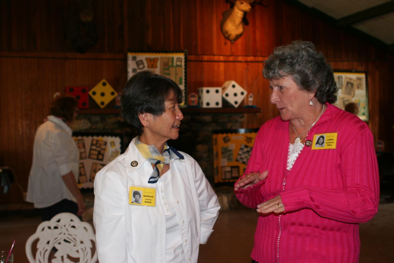 Marsha (Tsuda) Wada & Linda (Dempsey) Hill